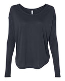 Women's Flowy 2x1 Ribbed Long Sleeve Tee