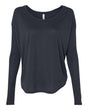 Women's Flowy 2x1 Ribbed Long Sleeve Tee