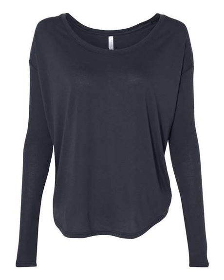 Women's Flowy 2x1 Ribbed Long Sleeve Tee