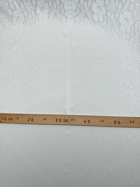 Polyamide Elastane Knitted Fabric White Panel Print