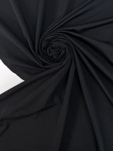Black Stretch Knitted Fabric