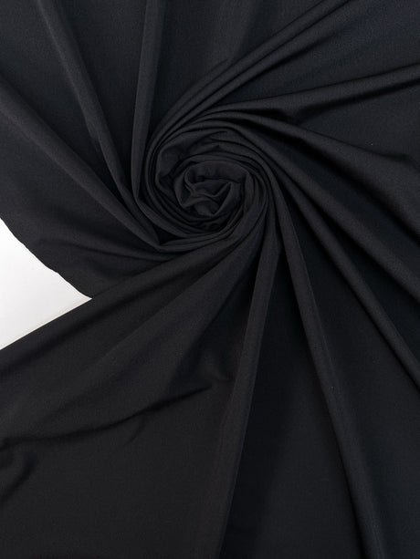 Black Stretch Knitted Fabric