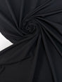 Black Stretch Knitted Fabric