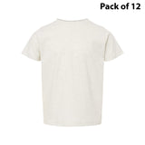 RADYAN® Toddler Fine Jersey Crewneck Short Sleeve Tee - 3321