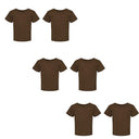 RADYAN® Toddler Fine Jersey Crew Neck Short Sleeve Tee
