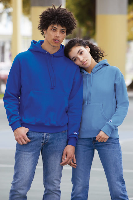 Champion® Reverse Weave Hooded Long Sleeve Sweatshirt