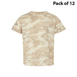 RADYAN® Toddler Fine Jersey Crewneck Short Sleeve Tee - 3321