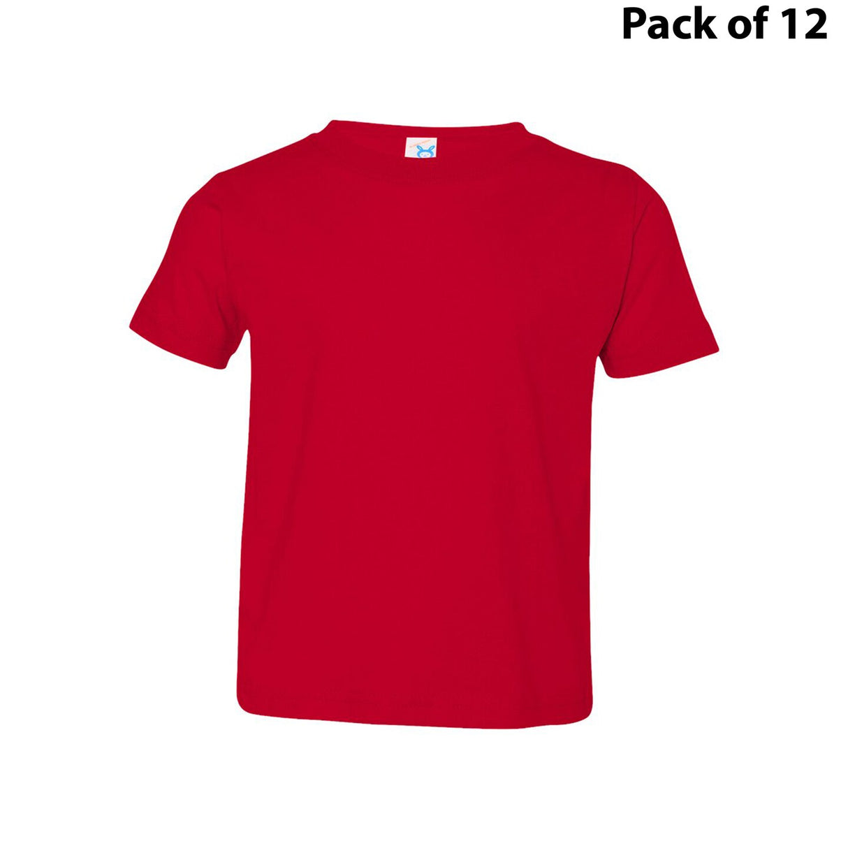 RADYAN® Toddler Fine Jersey Crewneck Short Sleeve Tee - 3321