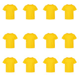 RADYAN® Toddler Cotton Jersey Crew Neck Short Sleeve Tee - 3301T