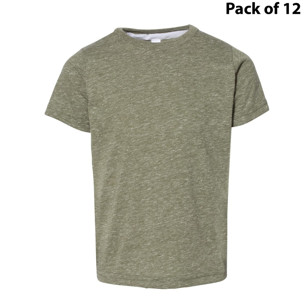 RADYAN® Crew Short Sleeve Toddler Harborside Melange T-Shirt