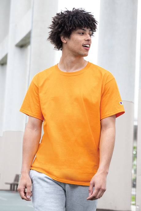 Champion ® Heritage Jersey Crew Neck Short Sleeve Tee Shirt For Adult
