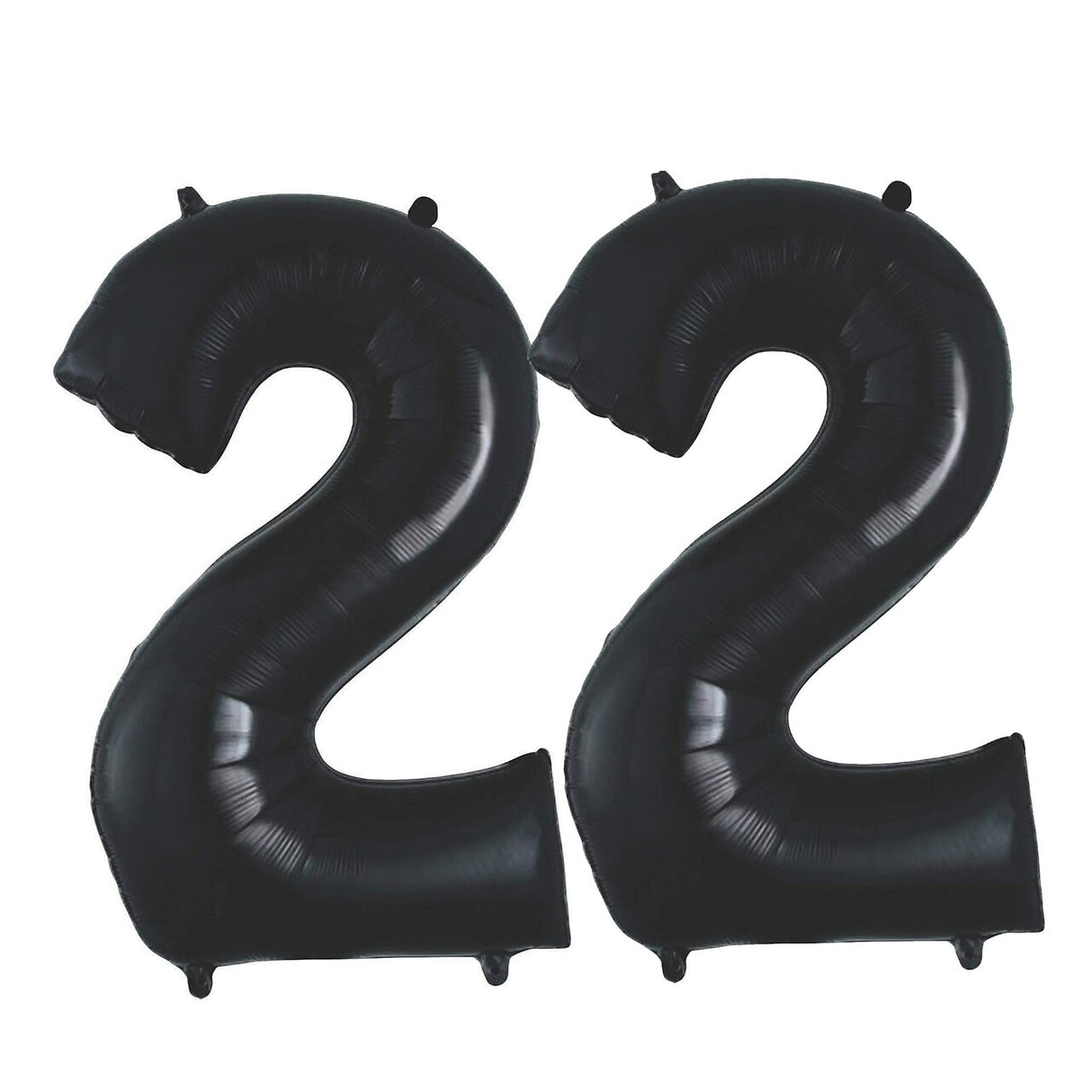 34" Black Number 2 Shaped Mylar Balloon – Fun and Festive for Any Occasion