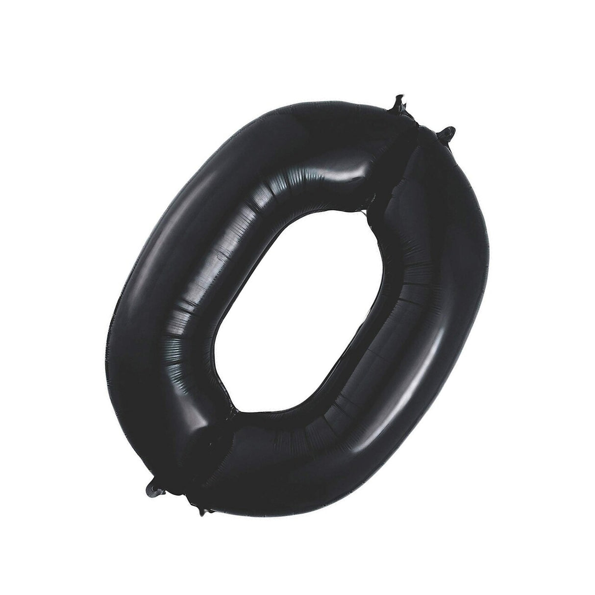34" Black Number 0 Shaped Mylar Balloon – Everyday Fun Decoration