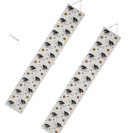 6 Ft. Clear Graduation Party Panel Hanging Decorations - 3 Pc.