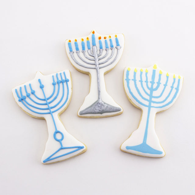 Ann Clark Menorah Cookie Cutter, 3-3/4" x 2-1/4"