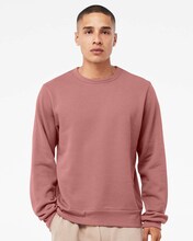 Image 1: Bella Canvas Sponge Fleece Classic Crewneck Long Sleeve SweatshirtImage 2: Soft long sleeve fleece crewneckImage 3: Classic Bella Canvas sweatshirt designImage 4: Blank fleece sweatshirt for printingImage 5: Comfortable unisex casual layerImage 6: Premium sponge fleece apparel