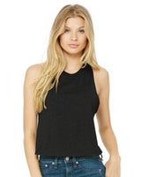 BELLA + CANVAS® Women's Racerback Crewneck Crop Tank - 6682