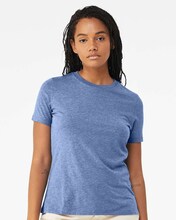 BELLA + CANVASÂ Women's Relaxed Fit Short Sleeve Crewneck TriblendÂ T-Shirt - S