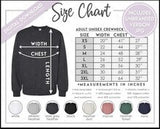 BELLA + CANVAS® Sponge Fleece Classic Crewneck Long Sleeve Sweatshirt