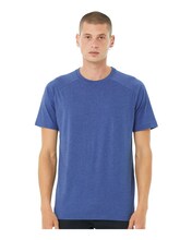 BELLA + CANVAS® Crewneck Short Sleeve Heather CVC Raglan Tee