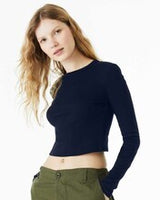 BELLA + CANVAS® Women's Micro Rib Long Sleeve Baby Tee