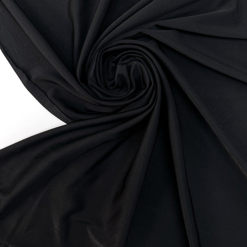 Black Viscose Knit Fabric