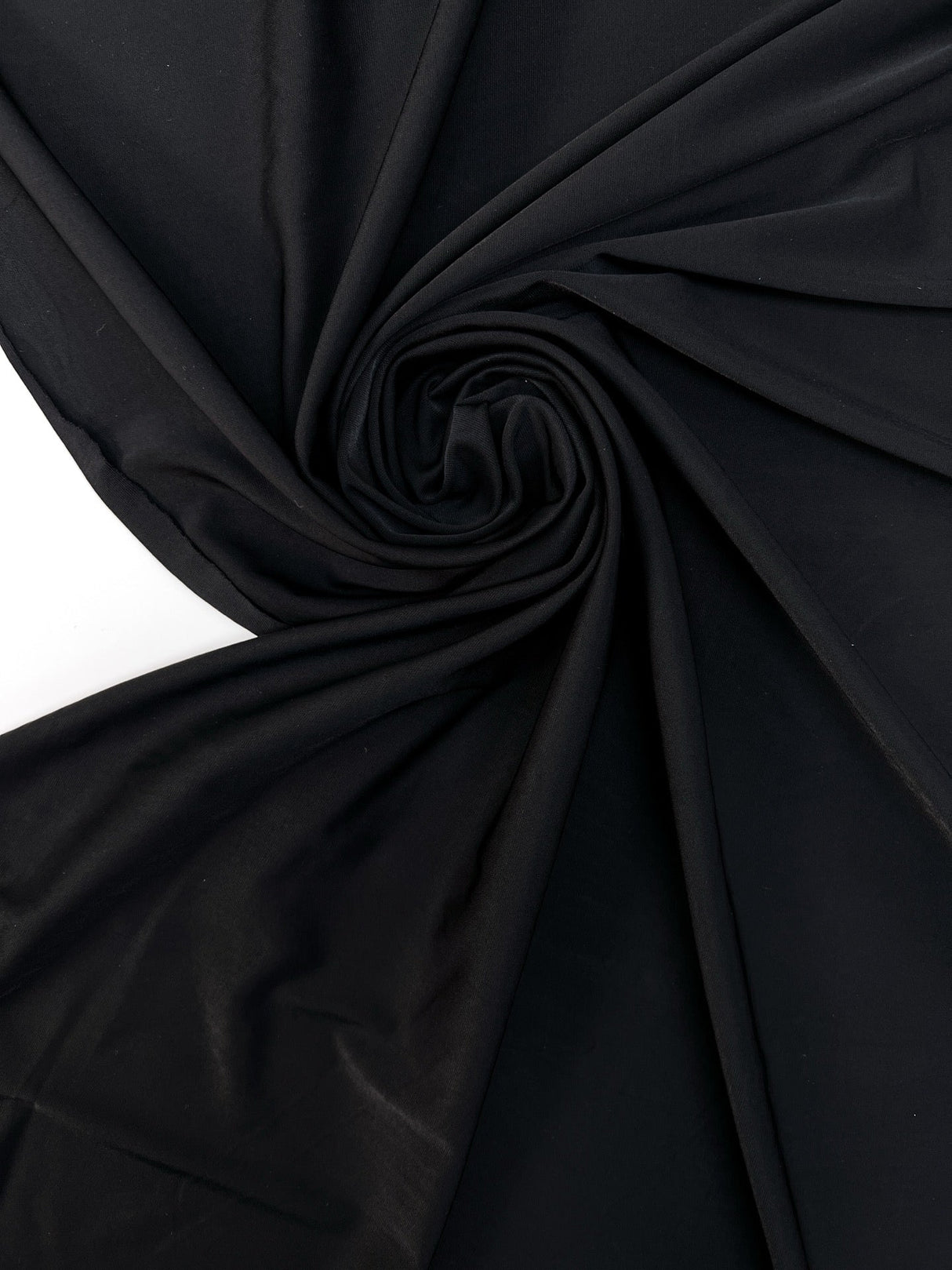 Black Viscose Knit Fabric