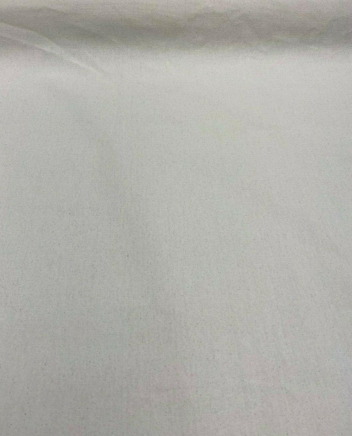 10 Oz Natural Beige Unbleached Cotton Duck Fabric - Natural, Flat Weave, 64" Width (1 Yard)