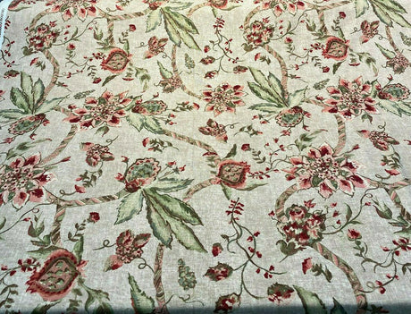 Ellen DeGeneres Hollyridge Farmhouse SRD Linen Rayon Fabric - Multi Purpose, 54" Width, 27" Horizontal Repeat, 27" Vertical Repeat (1 Yard)