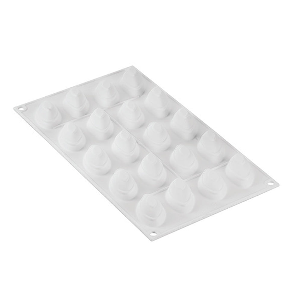 Silikomart "QUENELLE10" Flexible Silicone Baking & Freezing Mold, 0.34 oz., 20 Cavities