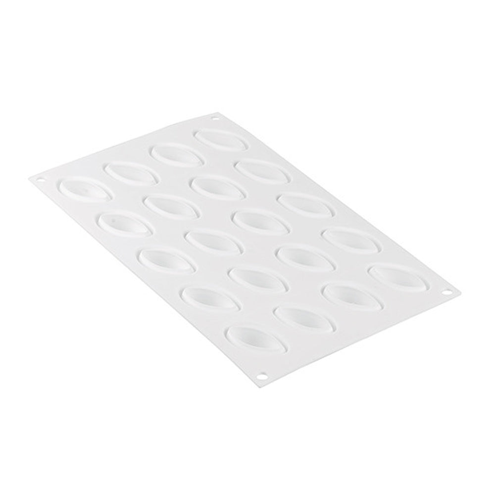 Silikomart "QUENELLE10" Flexible Silicone Baking & Freezing Mold, 0.34 oz., 20 Cavities