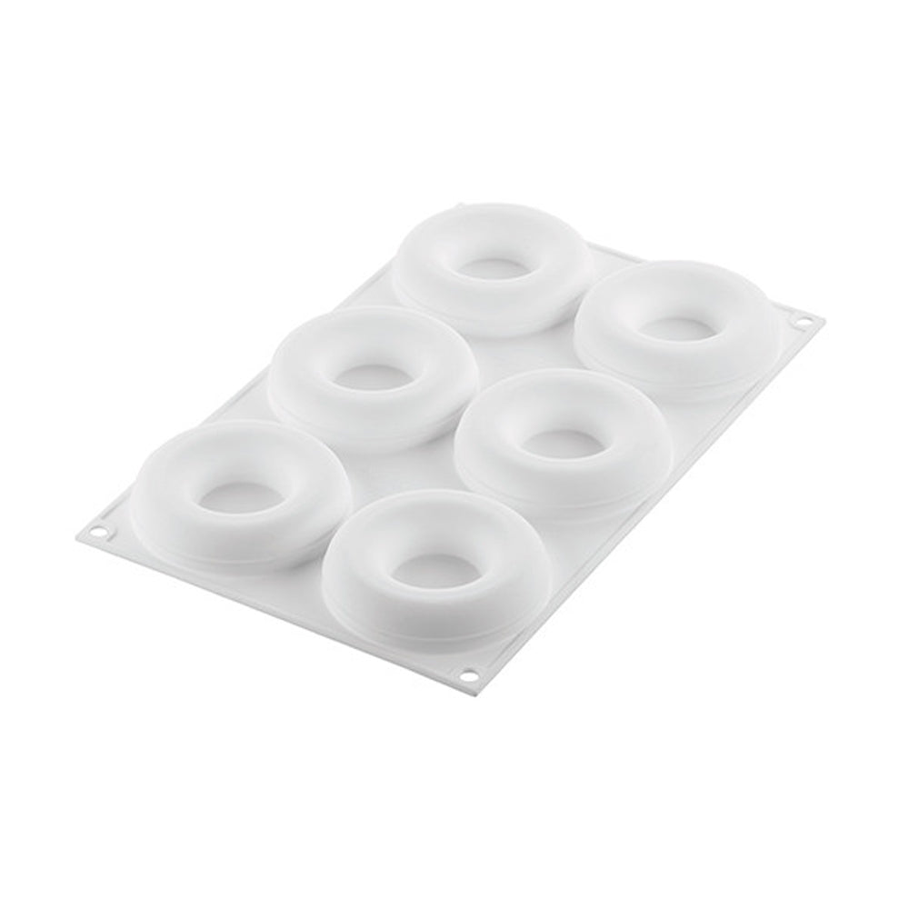 Silikomart "PROMISE65" Silicone Flexible Baking & Freezing Mold, 2.2 oz., 6 Cavities