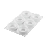 Silikomart "PROMISE65" Silicone Flexible Baking & Freezing Mold, 2.2 oz., 6 Cavities