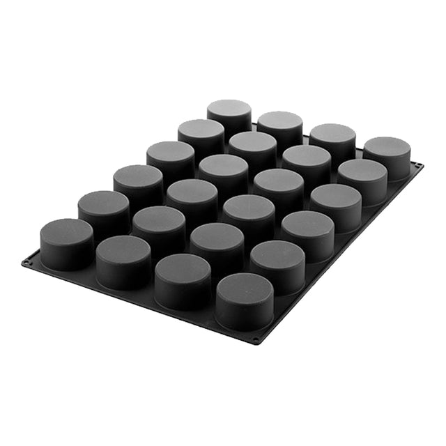 Silikomart Silicone Bakeware Cylinders, 6.8 oz. (200ml), 24 Cavities