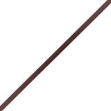 1/4" Brown Single Face Satin Ribbon