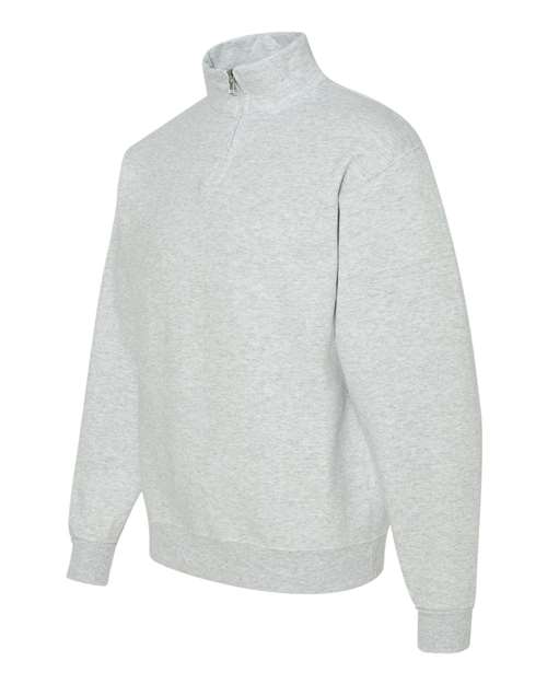 Nublend® Cadet Collar Quarter-Zip Sweatshirt