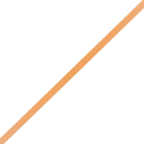 1/4" Tangerine Single Face Satin Ribbon