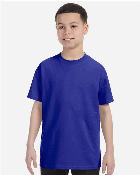 Youth Heavy Cotton Short Sleeve Crewneck T-Shirt