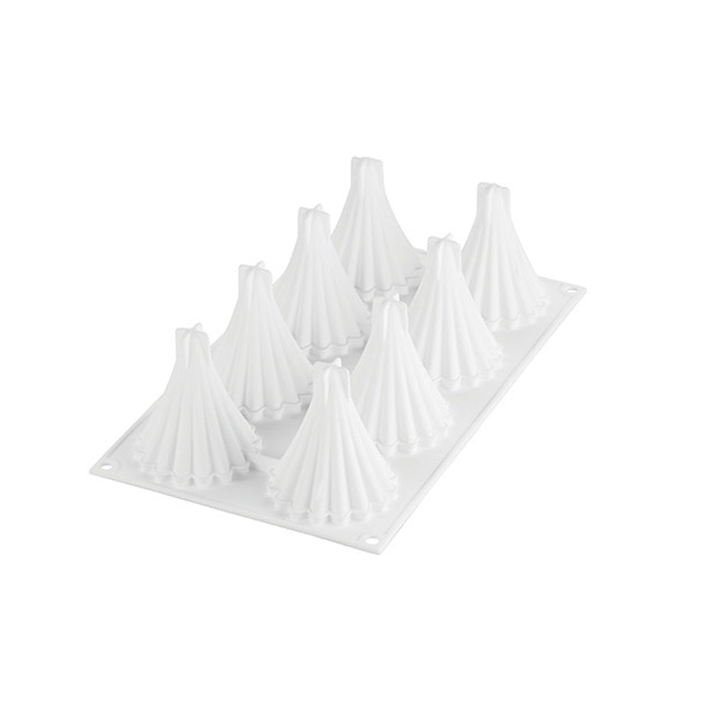 Silikomart "ASTRO95" Flexible Silicone Baking & Freezing Mold, 3.21 oz., 8 Cavities