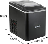 Avanti AVIM2625BK Mighty Ice 26lb. Countertop Bullet Ice Maker – Black