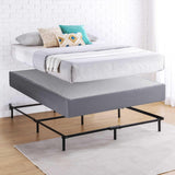 MELLOW Box Spring Heavy Duty Steel Easy Assembly Grey King