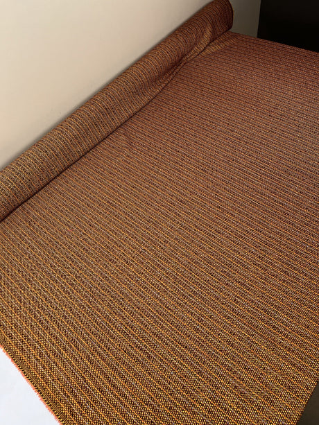 Polyester Blend Tweed in Yellow Brown Orange