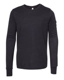 BELLA + CANVAS® Youth Heather CVC Crewneck Long Sleeve Tee - 3501YCVC