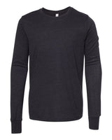 BELLA + CANVAS® Youth Heather CVC Crewneck Long Sleeve Tee - 3501YCVC