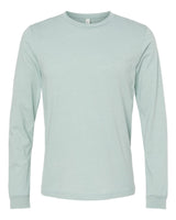 BELLA + CANVAS® Heather CVC Crewneck Long Sleeve Tee