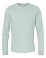 BELLA + CANVAS® Heather CVC Crewneck Long Sleeve Tee