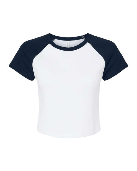 BELLA + CANVAS® Women's Micro Rib Raglan Short sleeve Tee