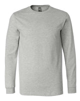 BELLA + CANVAS® Heather CVC Crewneck Long Sleeve Tee
