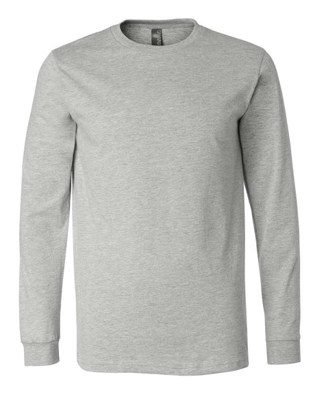 BELLA + CANVAS® Heather CVC Crewneck Long Sleeve Tee