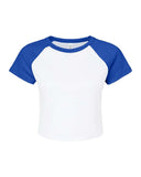 BELLA + CANVASÂ Women's Micro Rib Raglan Short sleeve Tee - XS